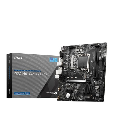 MSI Pro H610M-G Intel H610 LGA 1700 DDR4 3200 MHz Masaüstü Anakart